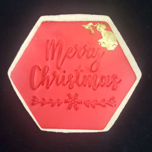 Cookie Stamp Embosser - Merry Christmas #2
